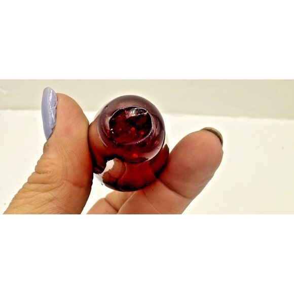 VYG Glass Murano Style Red Jalapeno Chili Pepper Decor 3." Long Hand Blown - Picture 5 of 7